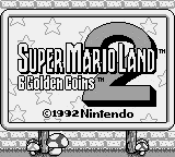 Super Mario Land 2 - 6 Golden Coins Title Screen